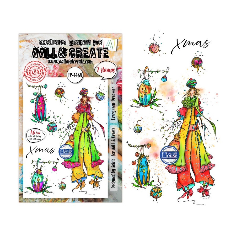 Tampon Clear - 1468 - Evergreen Dreamer - AALL and Create 