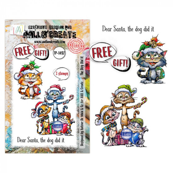 Autour De Mwa Festive Friends Bundle + Free Limited Edition A7 Stamp Set - AALL and Create 