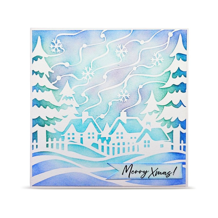 Stencil 272 - Winter Quiet - AALL and Create 