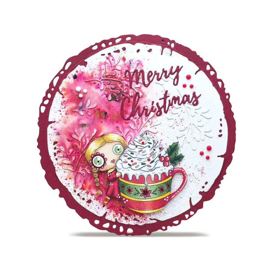 Tampon Clear - 1388 - Hug In A Mug - AALL and Create 