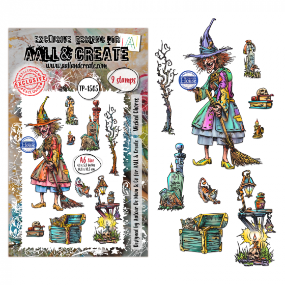 Tampon Clear - 1505 - Wicked Chores - AALL and Create 