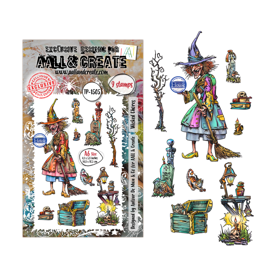 Tampon Clear - 1505 - Wicked Chores - AALL and Create 