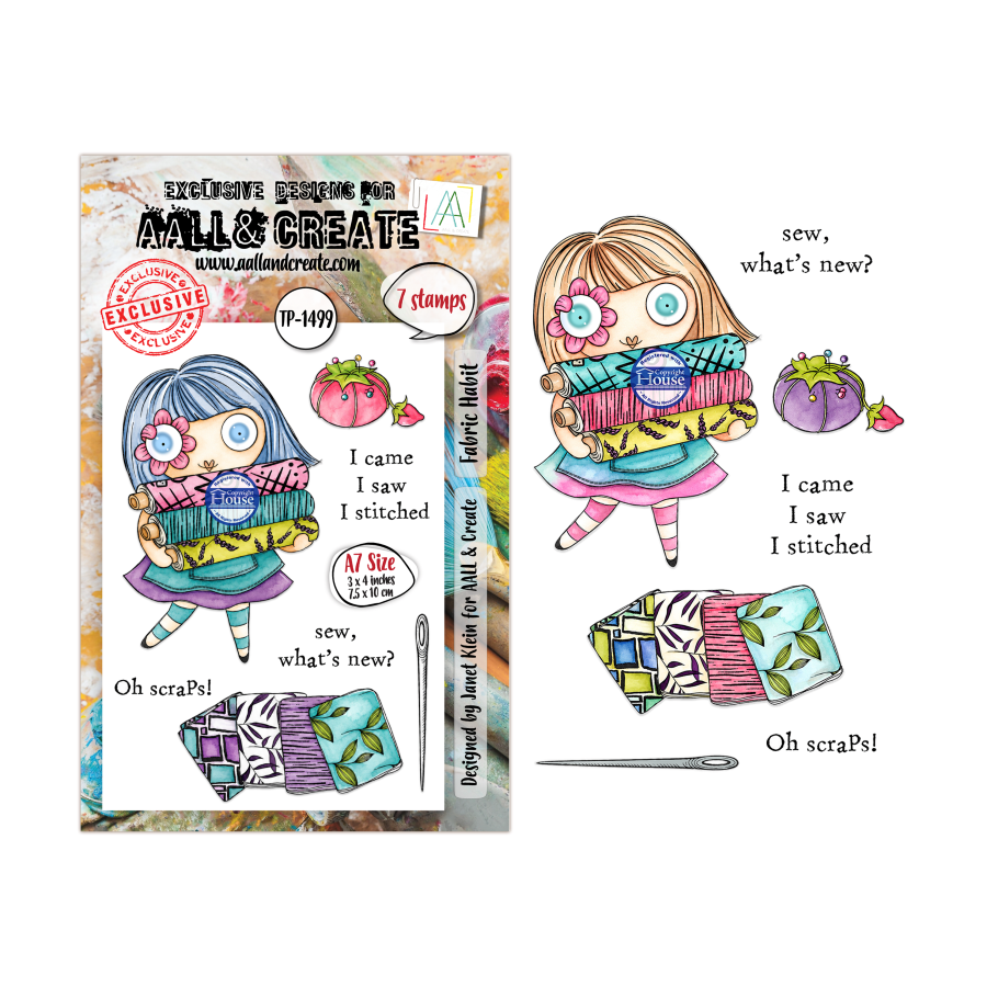 Tampon Clear - 1499 - Fabric Habit - AALL & Create 
