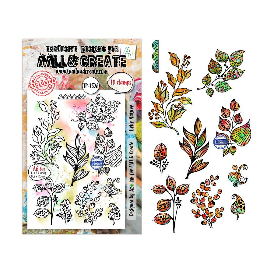 Tampon Clear - 1526 - Belle Nature - AALL and Create 
