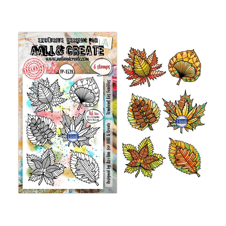 Tampon Clear - 1528 - Tombent Les Feuilles - AALL and Create 
