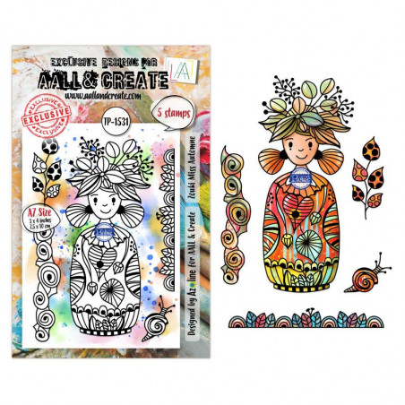 Tampon Clear - 1531 - Zouki Miss Automne - AALL and Create 