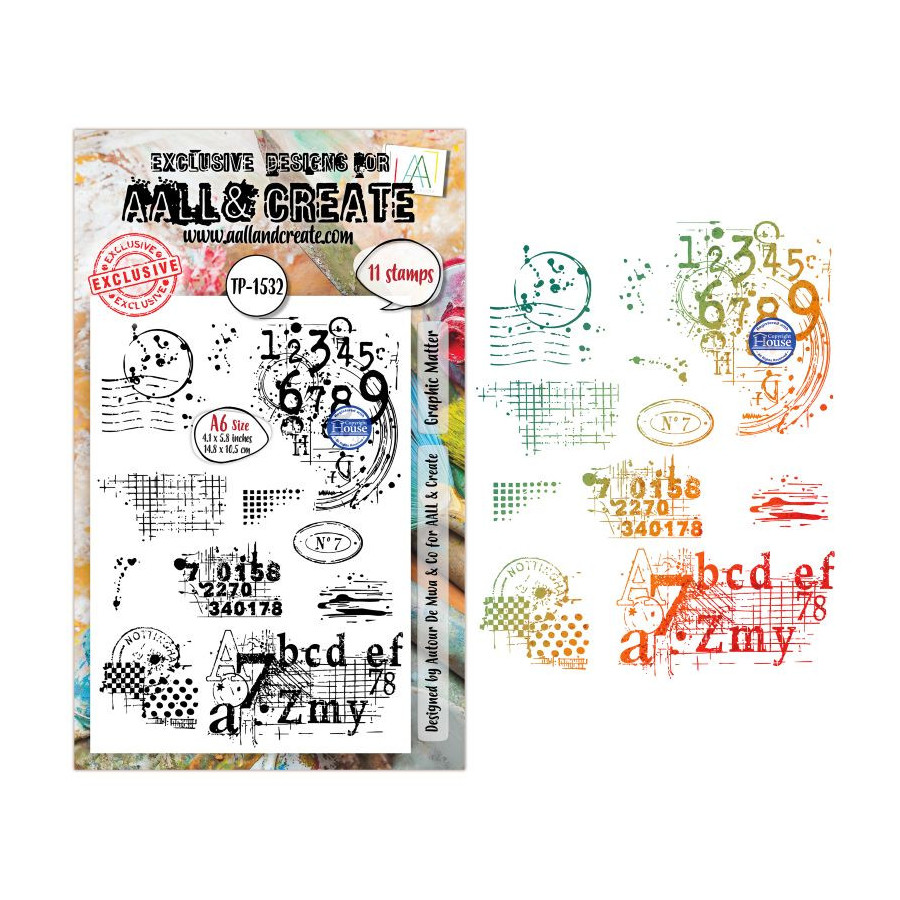 Tampon Clear - 1532 - Graphic Matter - AALL and Create 