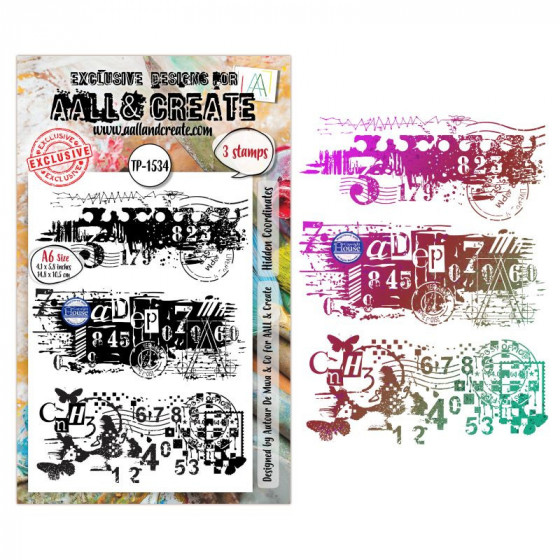 Tampon Clear - 1534 - Hidden Coordinates - AALL and Create 
