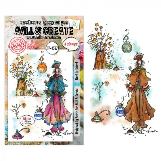 Tampon Clear - 1537 - Noel in Velvet - AALL and Create 