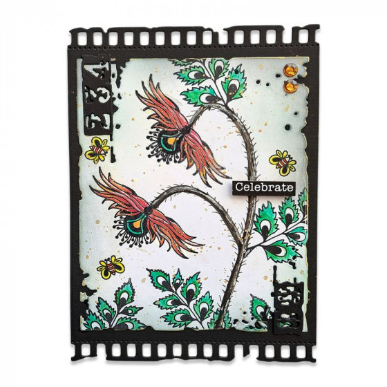 Tampon Clear - 1529 - Fleurs Curieuses - AALL and Create 