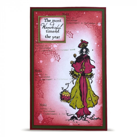 Tampon Clear - 1537 - Noel in Velvet - AALL and Create 