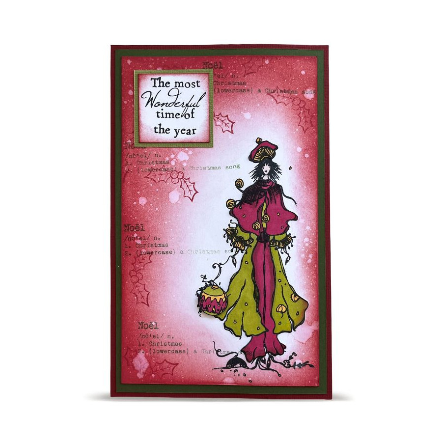 Tampon Clear - 1537 - Noel in Velvet - AALL and Create 