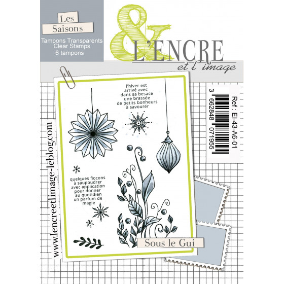 Clear Stamp - Under the Mistletoe - L'Encre et l'Image 