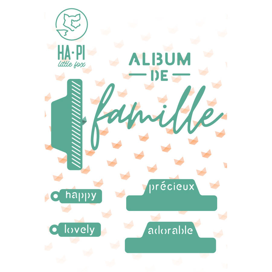 Die set Album de famille - HA PI Little Fox 