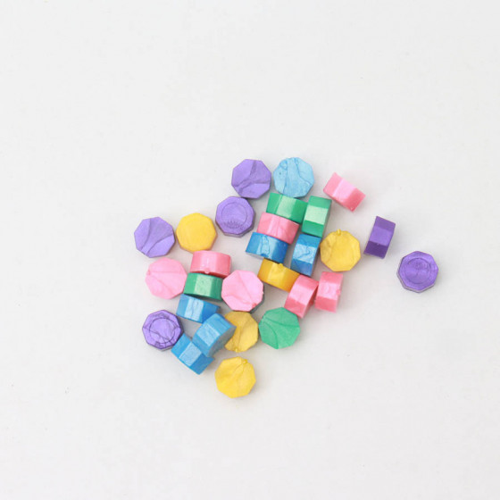 Mix of beads of wax : Arc en ciel - DIY and Cie 