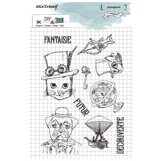 Clear Stamps : Steampunk - DIY and Cie 